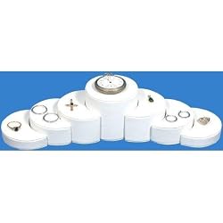 Risers Leatherette Showcase 7 Display Fixture