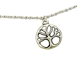 Lucky Feather "Enchantments" Tree of Life Inspirational Necklace