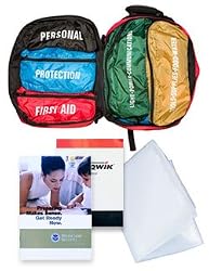 ReadyQwik - Emergency Preparedness Kit - Over 100 items in place for when the Unexpected Happens!!! Nothing Requires Batteries or Electricity.