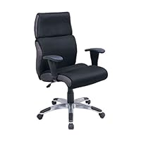 Black Mesh with Grey sides Executive High Back Chair Black Mesh/Gray Sides