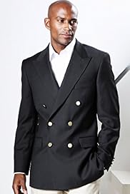 36 Chest Wool Rich Double Breasted Jacket with Cashmere
