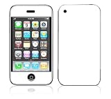 White Skin Color Decorative Skin Cover Decal Sticker for Apple 2G iPhone (1st Gen)