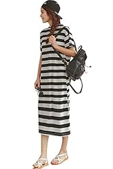 Short Sleeves Summer Striped Print Cotton Cocktail Homecoming Dress/Prom Dress 