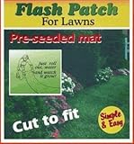 Flash Patch Instant Lawn Garden Seed Mat - Instant Garden, Roll N Grow Mat - Grow Greener Grass / Green Lawn Seeded Mat - Just Roll and Grow (Easy and Hassle Free)