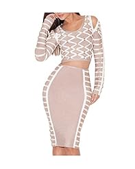 Spring Summer Fitted Nylon/Rayon/Spandex Bandage Dress/Bodycon Dress/Party Dress  With a Ribbon 