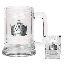 Los Angeles Kings NHL Boilermaker Set - Primary Logo by Great American Products