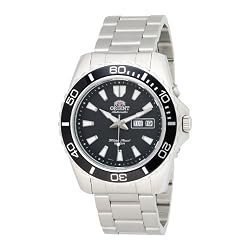 Orient Men's CEM75001B 200m Diver Watch21 Jewels Black Watch