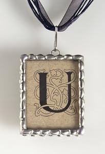 New Orleans Monogram Pendant Necklace - U
