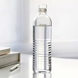 Vatiri Handmade Portable Clear Glass Water Bottle, 500ml 16.9 fl oz