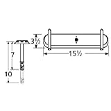 Music City Metals 11301-70401 Stainless Steel Burner Replacement for Select Gas Grill Models by Arkla, Charmglow and Others