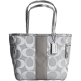 AUTHENTIC COACH SIGNATURE STRIPE SHOULDER TOTE 13280