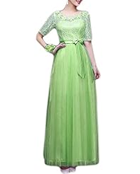 Beaded Lace Bridesmaid Dress/Wedding Party Dress 