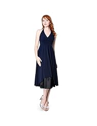 Sexy Full-Skirt Halter Sleeveless Polyester/Satin/Spandex Tiered Ruched  Dress