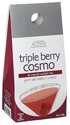 Urban Accents Triple Berry Cosmo Drink Mix, 5.0-Ounce Boxes (Pack of 6)