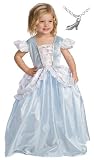 Cinderella Princess Costume with Wondercharms Necklace - size MEDIUM (3-5)
