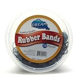 Dream Rubber Bands Black 500's Tub