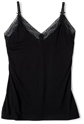 Intimo Women's Soft Knit Sleep Cami with Lace