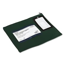 PM Company Flat Dark Green Transit Sack, 14 Inches Width x 11 Inches Height (04648)