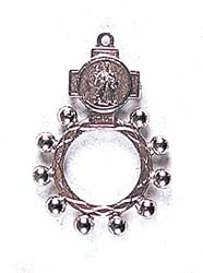 Finger Ring Rosary - Divine Mercy - MADE IN ITALY