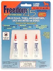Freedom 45 Spot-On for Dogs LARGE (3 MONTH)