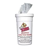 Graffiti/Paint Remover Towels, Non-scratching Category: Gum and Graffiti Removers