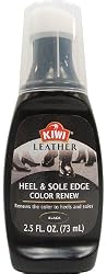Kiwi Black Leather Heel & Sole Edge Color Renew