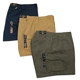 Nautica Big & Tall Aged Twill Cargo Short