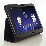 BLUREX 100% Genuine Leather Folio Case for Motorola Xoom Tablet With Built  ....