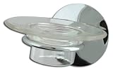 Atlas Hardwares Lola Soap Dish (ATHLOSDCH)-Polished Chrome