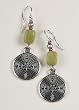 Earrings - Labyrinth and Jade