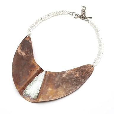 Rose Gold & Silver Collar by Sibilia||RF10F