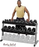 Body Solid GDR60 2 Tier Horizontal Dumbbell Rack