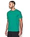 Under Armour Men's Charged Cotton T-Shirt, Green Malachite (349)/Anthracite, Small