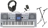 View Details for Yamaha YPT410 61 Full-Size Touch Keyboard Bundle -  Professional Headphones, Keyboard Stand, and Power Supply