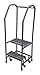 Cotterman 1002R2626A1E10B3C1P6 - Rolling Ladder Steel 50In. H. Gray