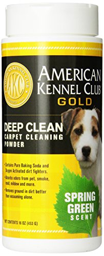 AMERICAN KENNEL CLUB GOLD Deep Clean Carpet Powder, 16-Ounce, Spring Green