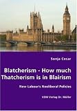 Produkt-Bild: Blatcherism - How Much Thatcherism is in Blairism: New Labour's Neoliberal Policies