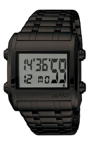 Esprit Herren-Armbanduhr Data Midnight Digital Edelstahl beschichtet ES102341004 Preisvergleich