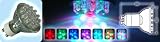 GU10 Mains Voltage LED lamp 18 LEDs 230Vac - Multicolour
