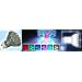 18 x LED GU10 lamp, 230Vac - Multicolour