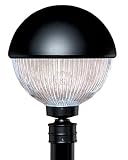 3057 Outdoor Lighting Post Fixture in Black