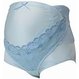 ピジョン 「やさしさ実感」 産前妊婦帯ガードル 調節ベルトサイドオープン(ベルト付き・ボーンあり) L サックス 6210016