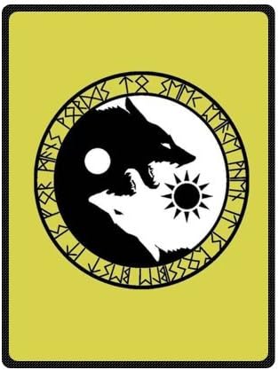 Nice Yin Yang Fleece Throw Blanket - Blanket 58" x 80"(Large)