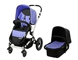 Dream On Me Acrobat, Multi Terrain Stroller and Bassinet, Purple