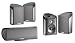 Polk Audio RM10 Speaker System (Set of Five, Pewter)