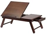 Winsome Wood 94623 Alden Lap Desk Tray Table, Antique Walnut
