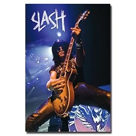 Slash (Playing Guitar) Music Poster Print - 24" X 36"
