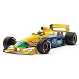 Review Minichamps 100920120 / Benetton Ford B191 (Martin Brundle Early Season 1992) in Blue and Yellow (1:18 scale) Diecast Model Car