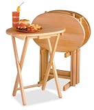 Winsome Woods 46524 Basic Living Oval TV Trays 5-pc.
