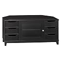 Bush Furniture Weston Corner TV Stand, Black